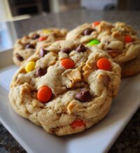 crumbl peanut butter reeses cookies