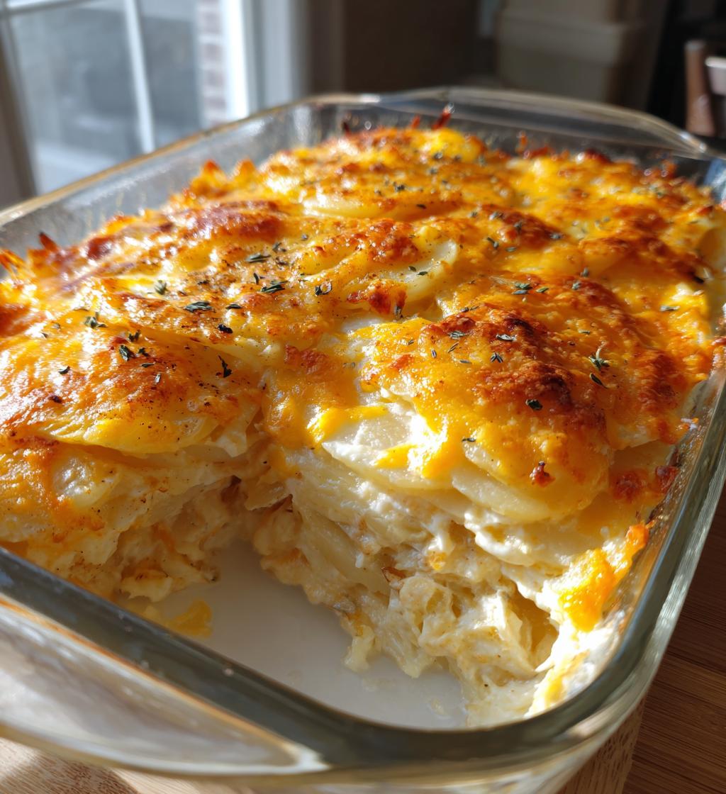 dads creamy cheesy au gratin potatoes - detail 1
