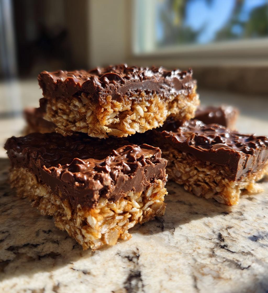 decadent oatmeal fudge bars