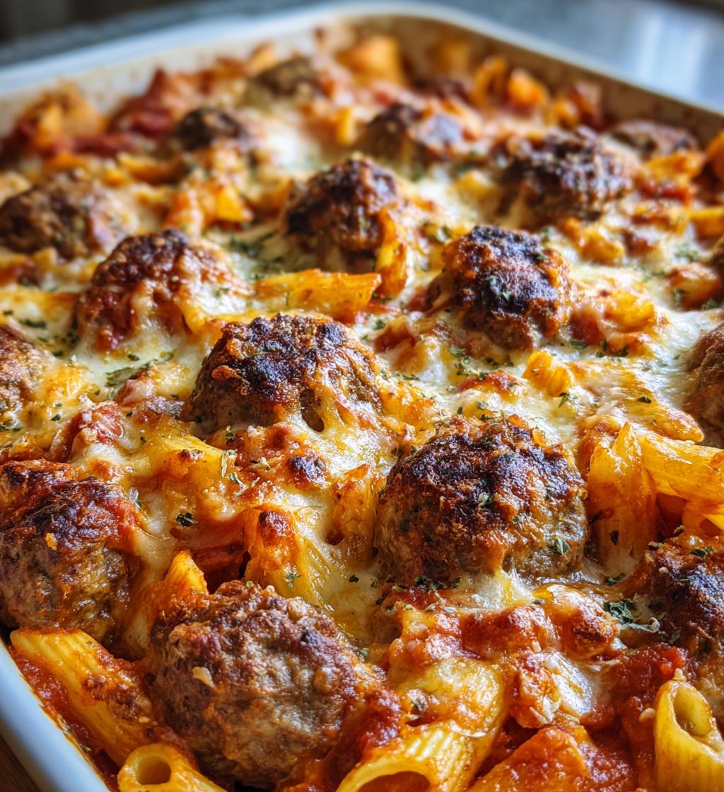 dump and bake your way to a fantastic meatball casserole - detail 1
