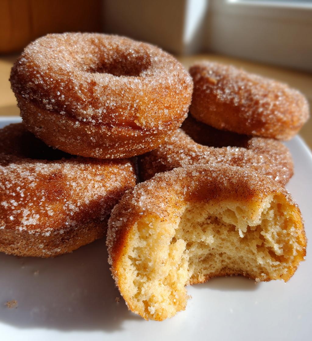 easy baked pumpkin spice donuts
