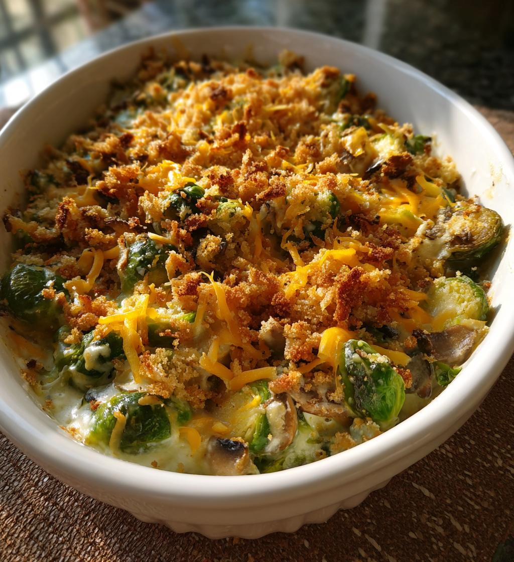 easy brussels sprouts casserole recipe