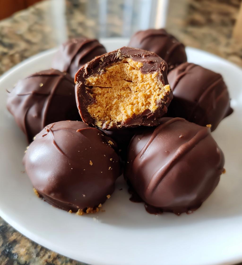 easy butterfinger balls - detail 1