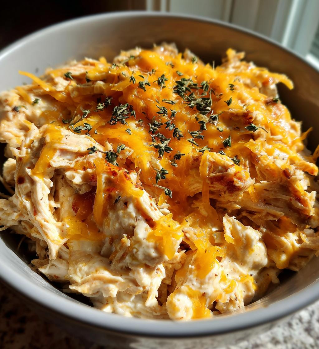 easy crockpot creamy ranch chicken