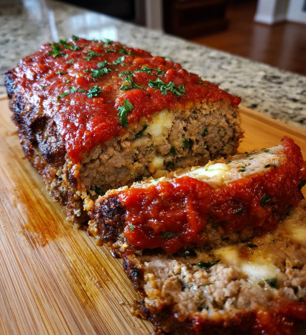 easy italian meatloaf - detail 1