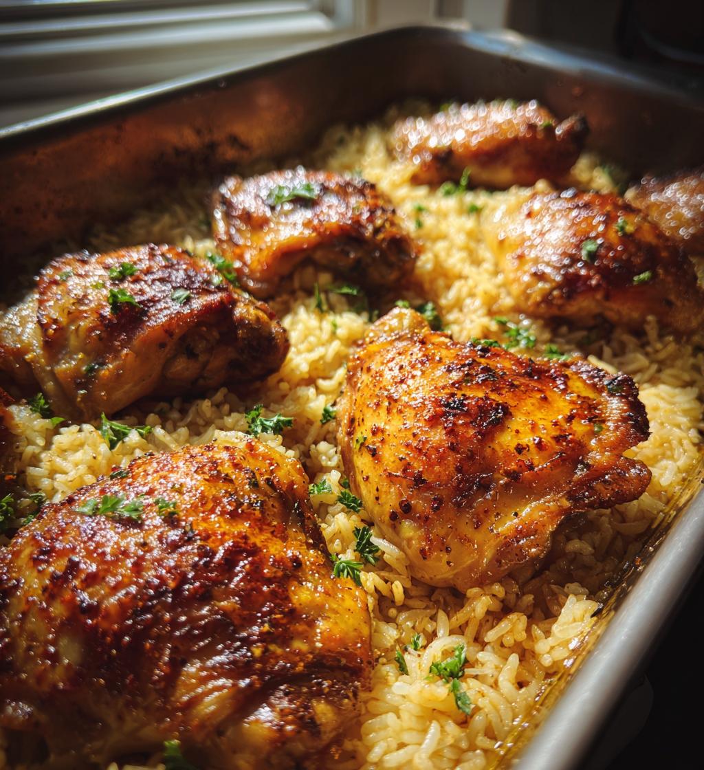 easy oven baked chicken and rice recipe - detail 1