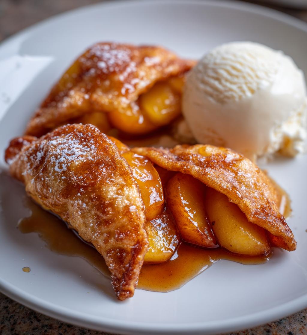 easy peach dumplings