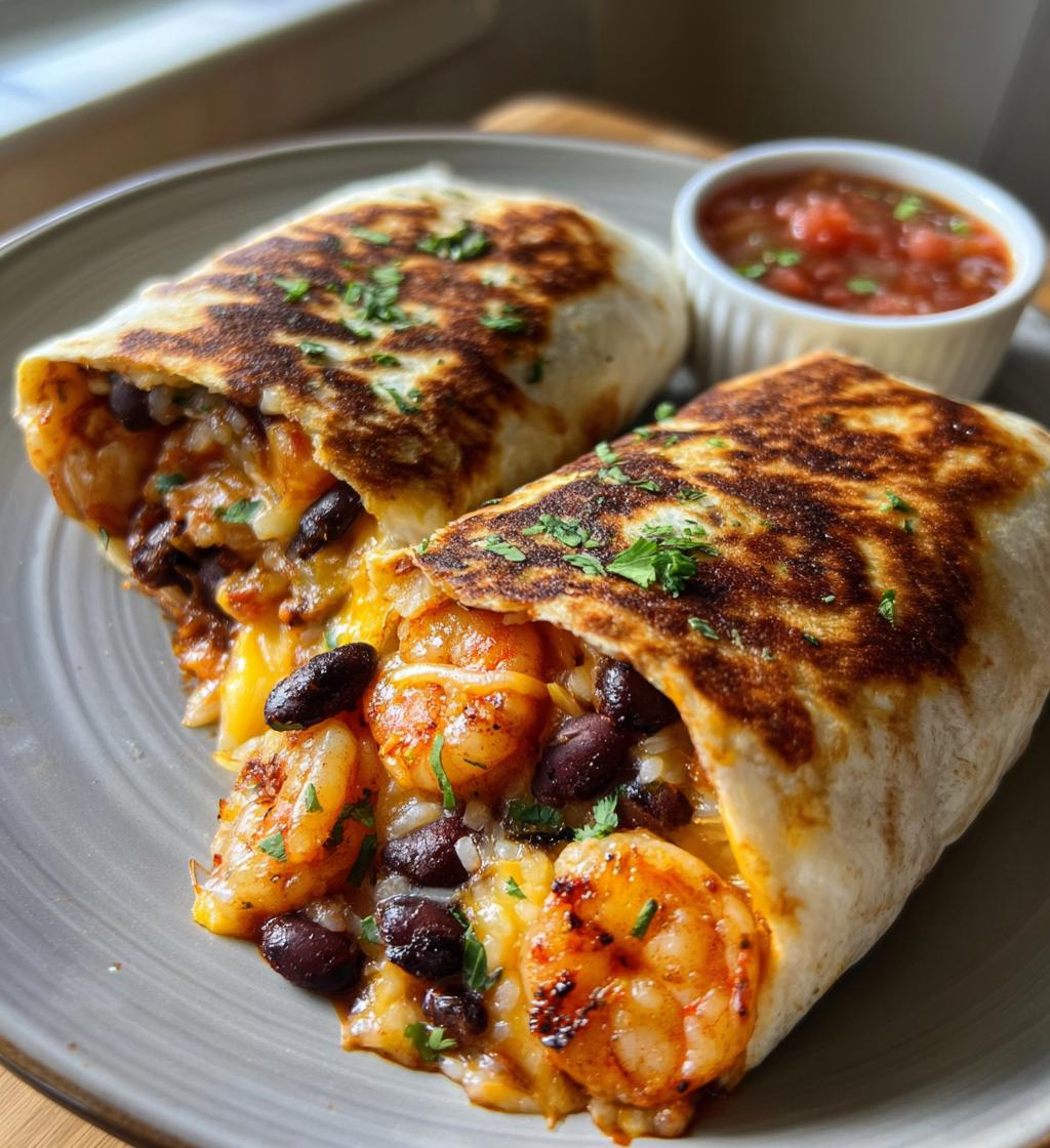 easy shrimp burrito recipe