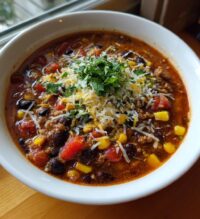 easy taco soup with ranch