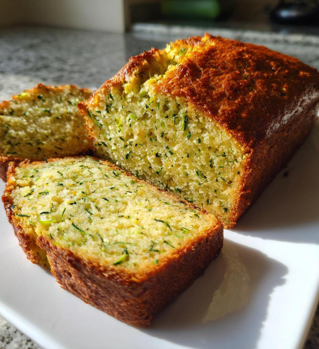 easy zucchini bread - detail 1