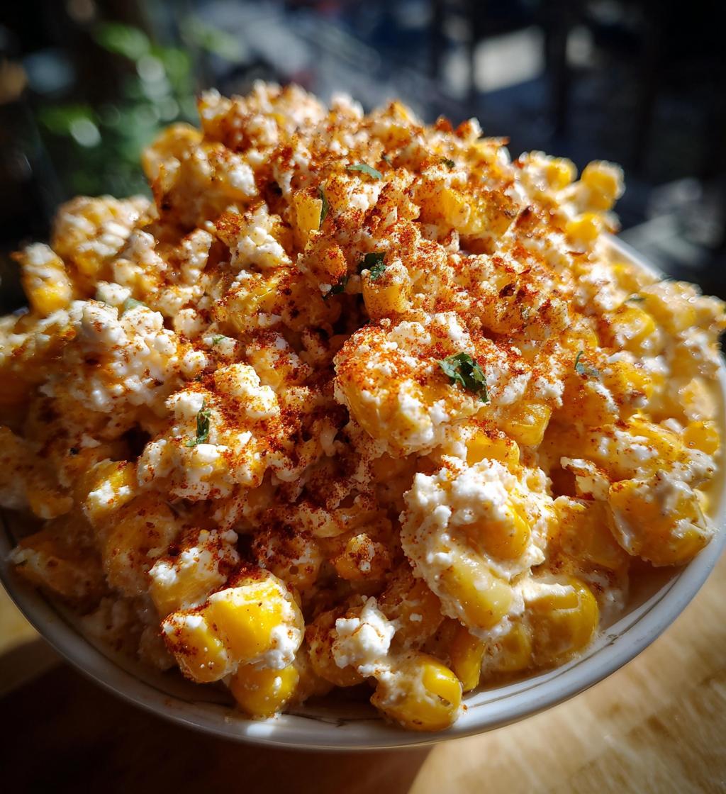 elote en vaso corn in a cup