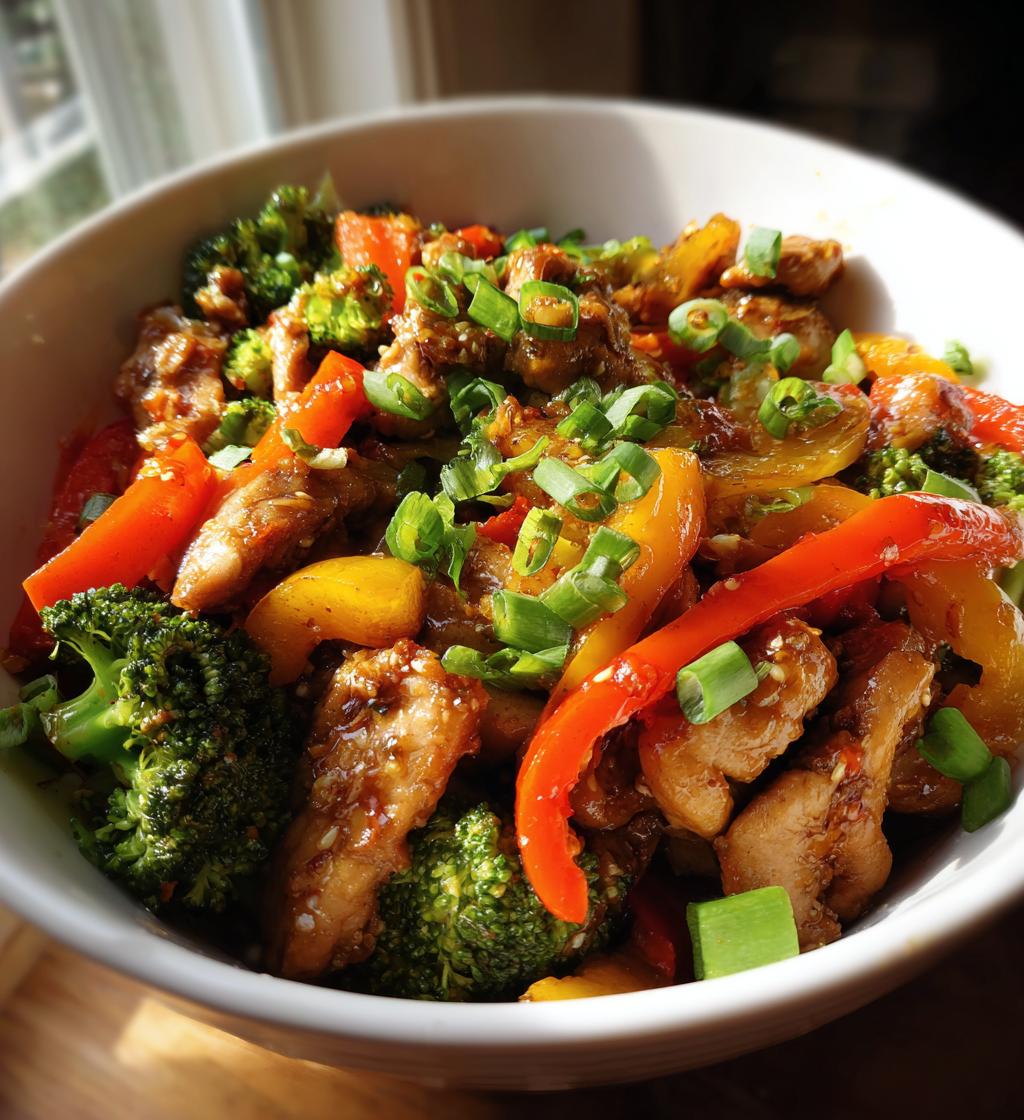 firecracker chicken stir fry