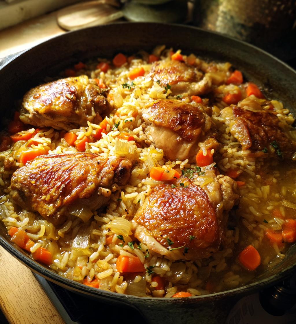 forgotten chicken and rice