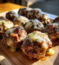 french onion meatballs