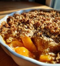 fresh apricot crisp