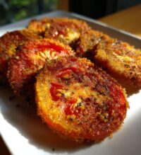 fried red tomatoes