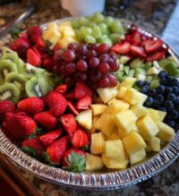 fruit tray thanksgiving