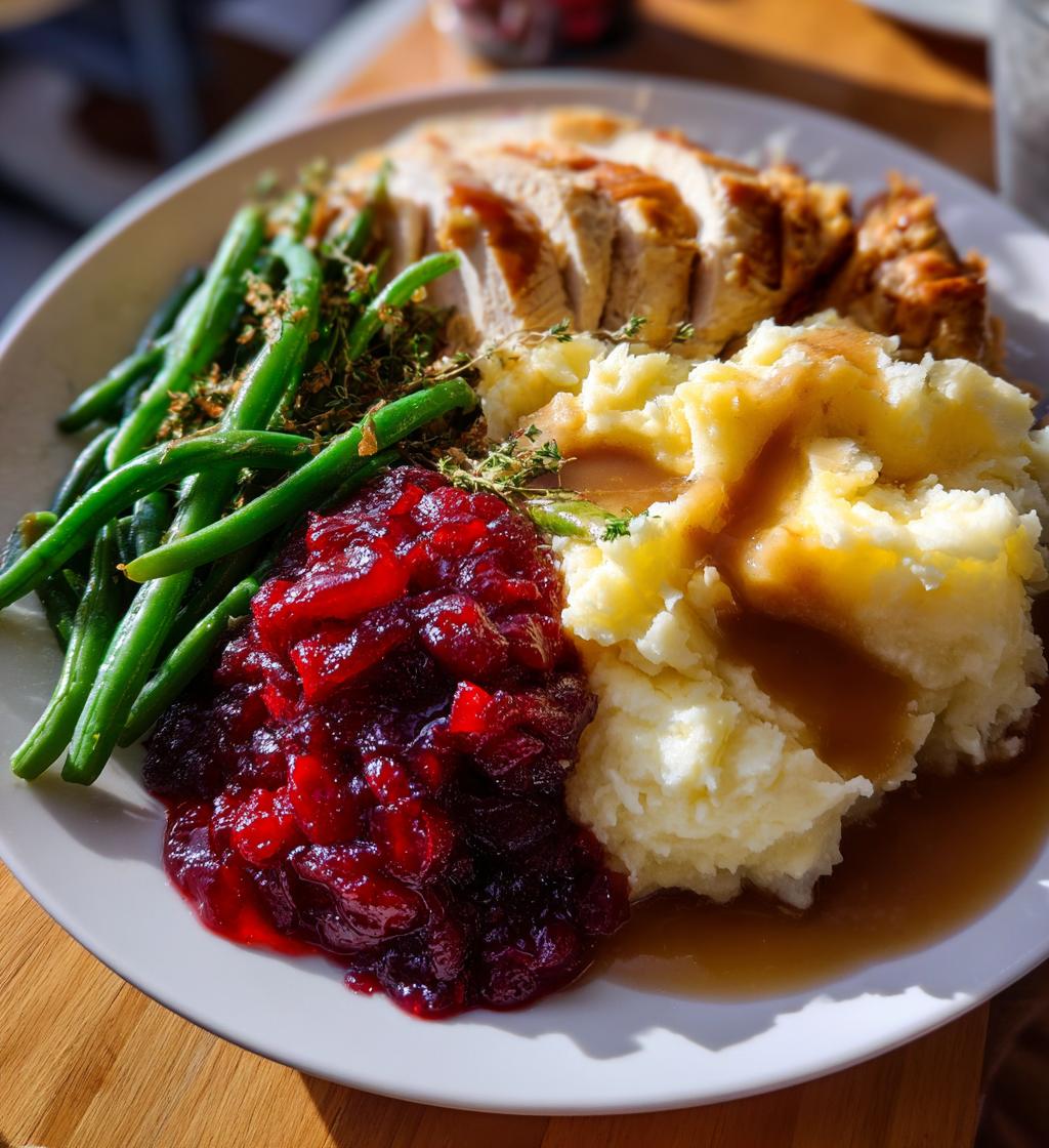 garage thanksgiving dinner