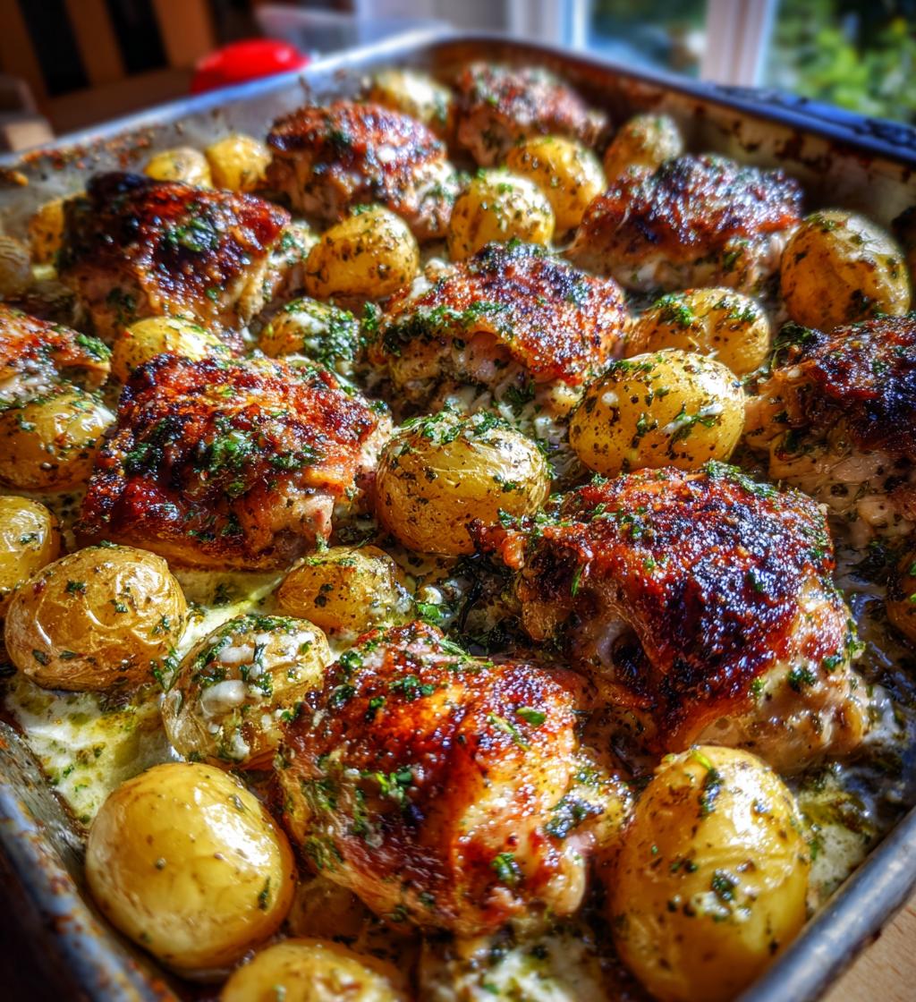 garlic parmesan chicken and potatoes perfect one pan dinner