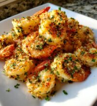 garlic parmesan roasted shrimp