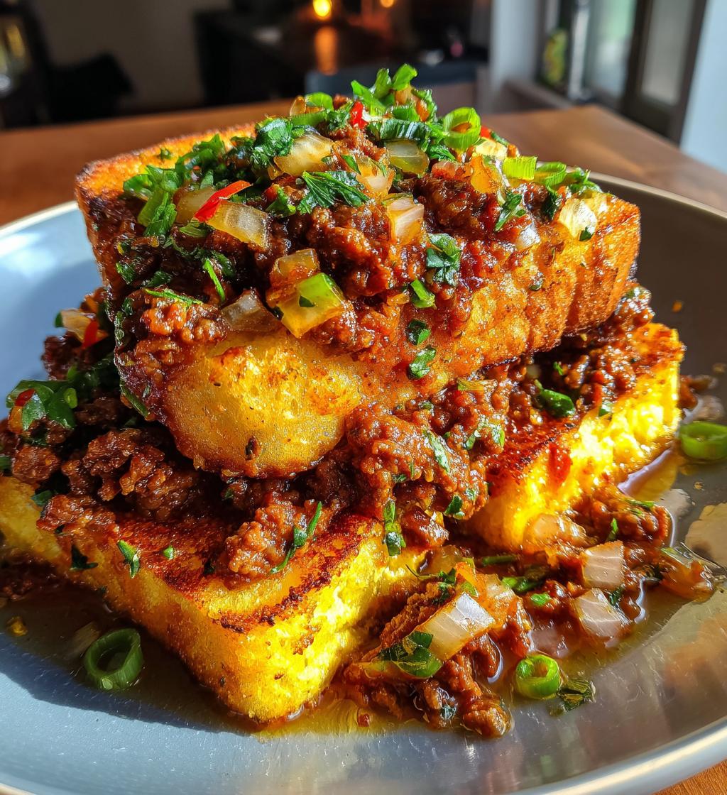 garlic toast sloppy joes
