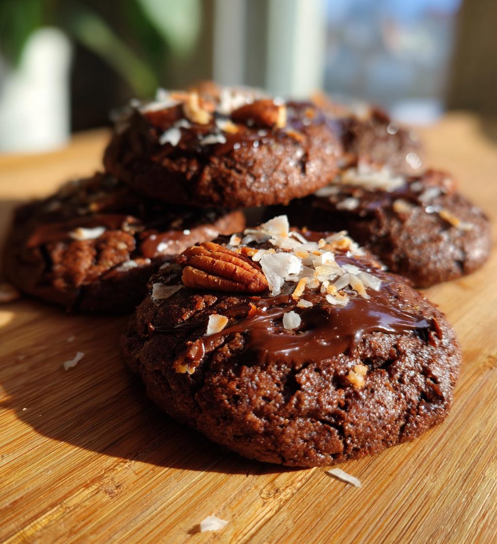 german chocolate cookies