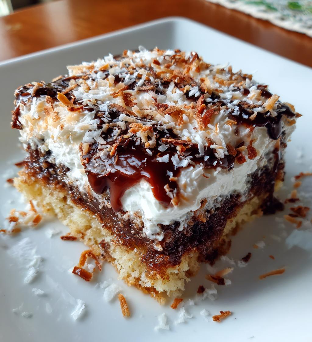 german chocolate poke cake recipe
