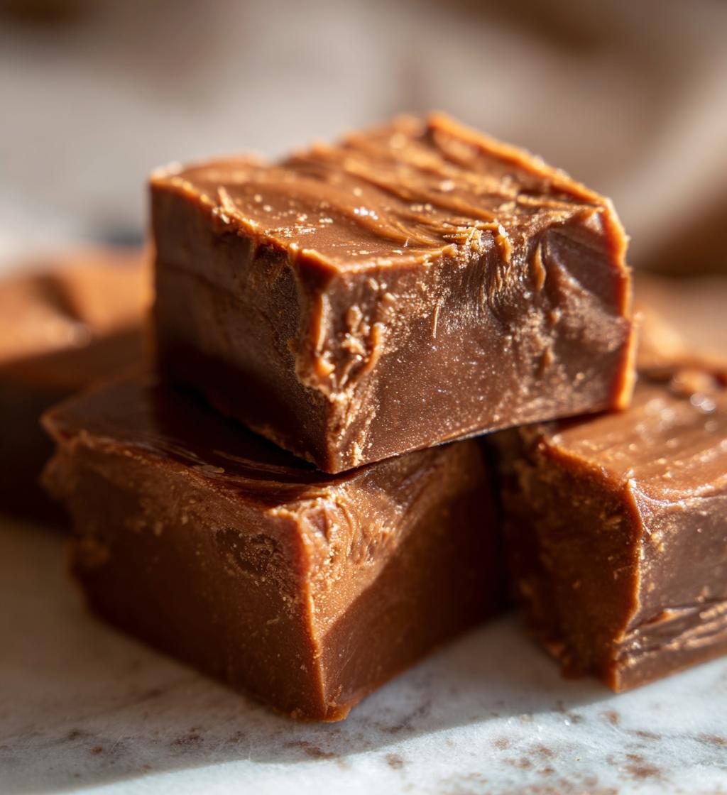 gingerbread fudge - detail 1