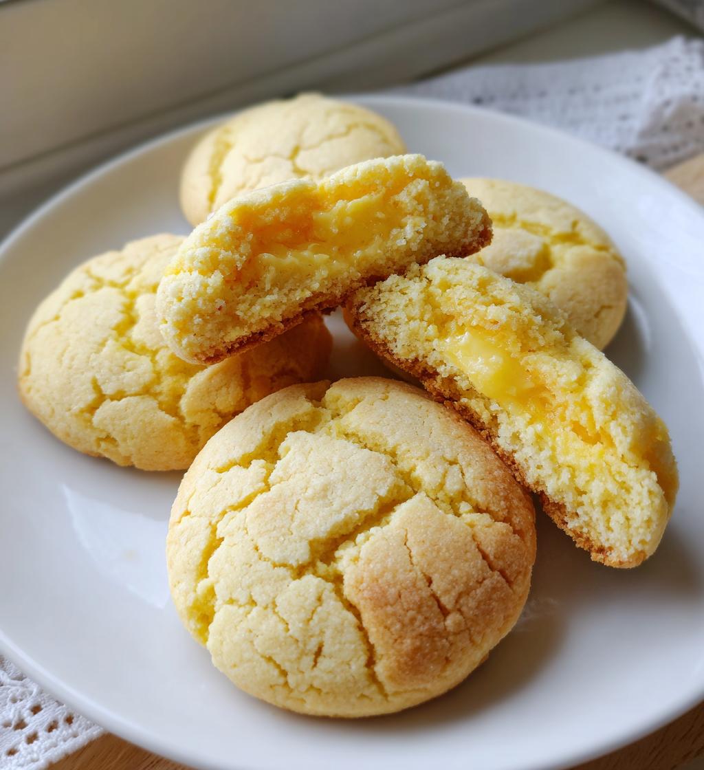 gluten free lemon curd cookies