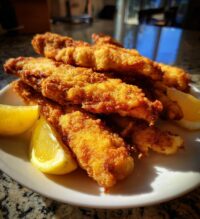 golden fried catfish