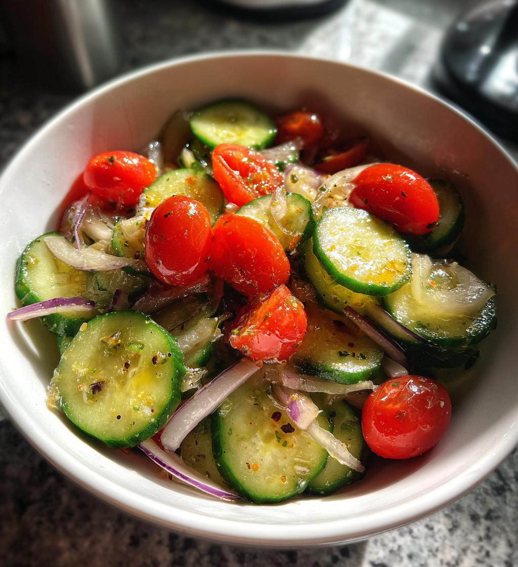grandmas cucumber salad
