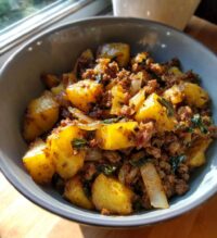 ground beef with potatoes