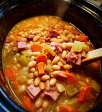 ham and beans crockpot recipes