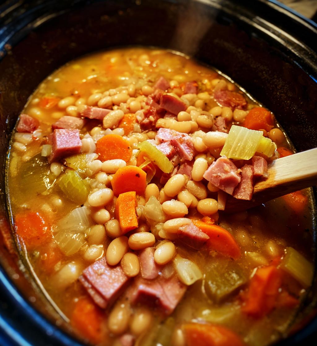 ham and beans crockpot recipes