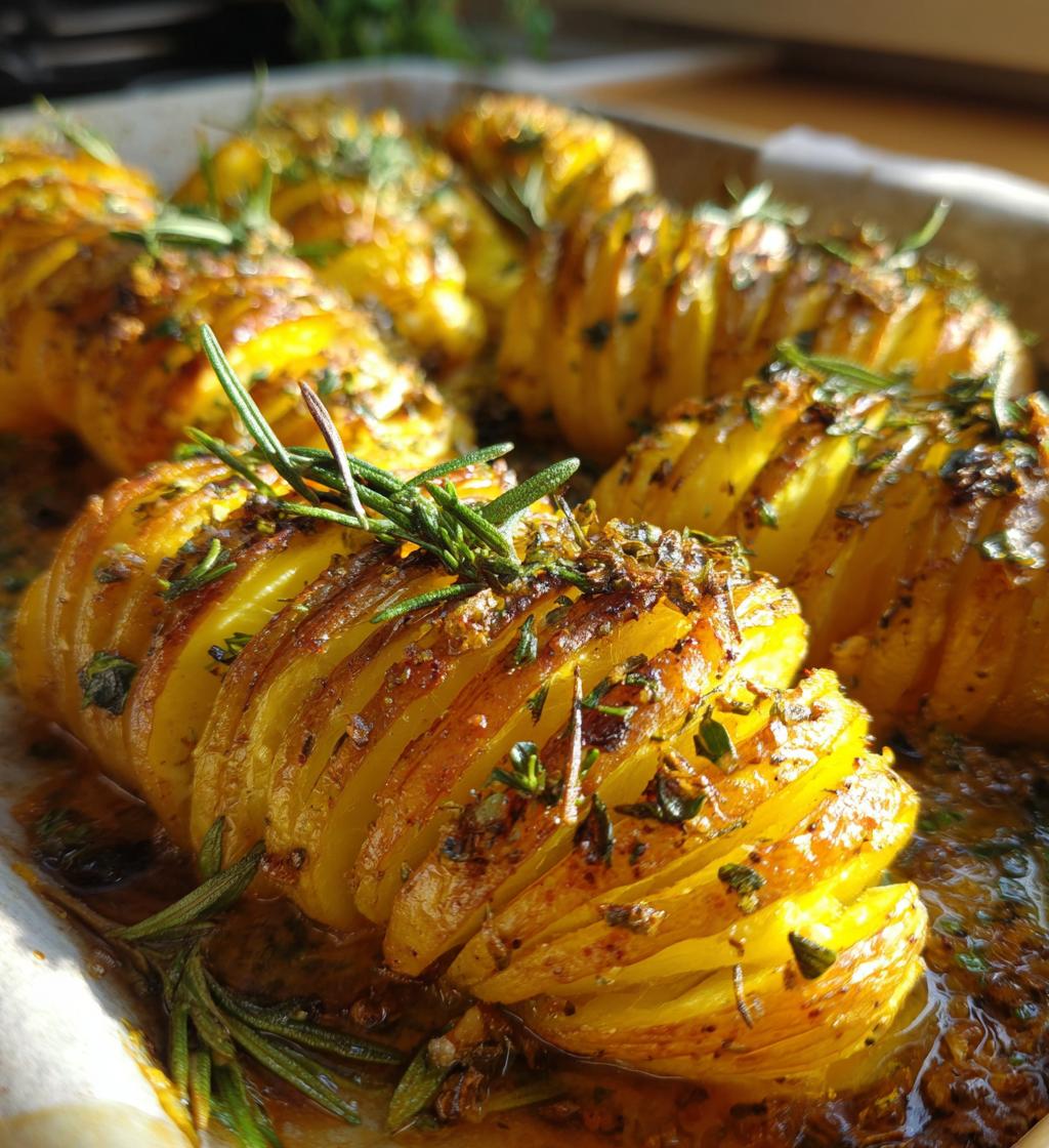 hasselback potatoes recipe