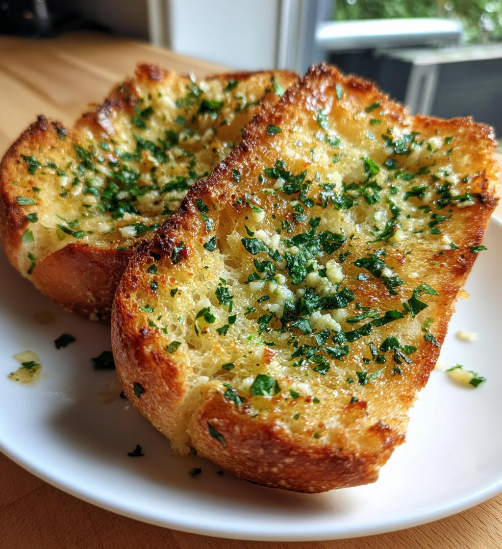 homemade garlic bread