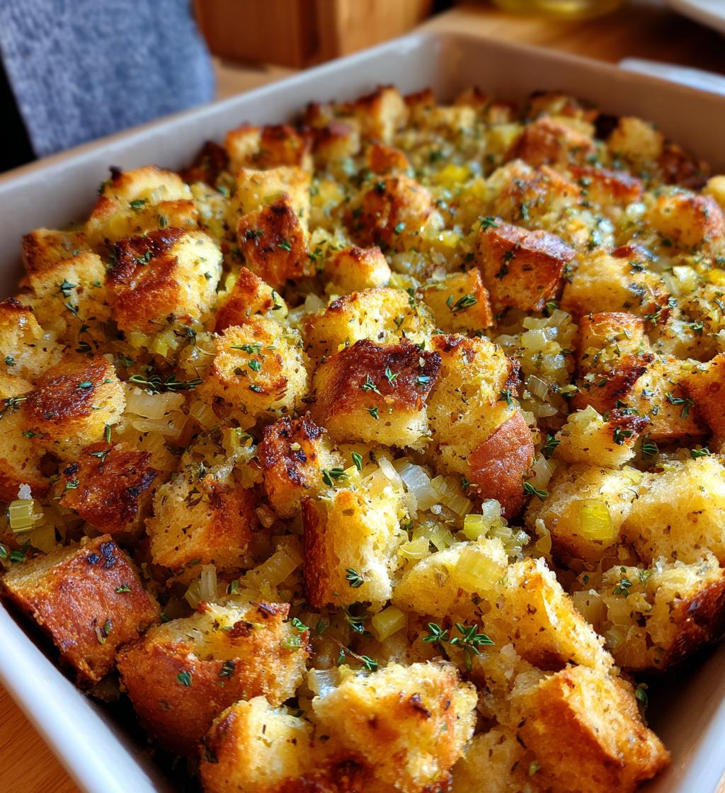 homemade thanksgiving stuffing
