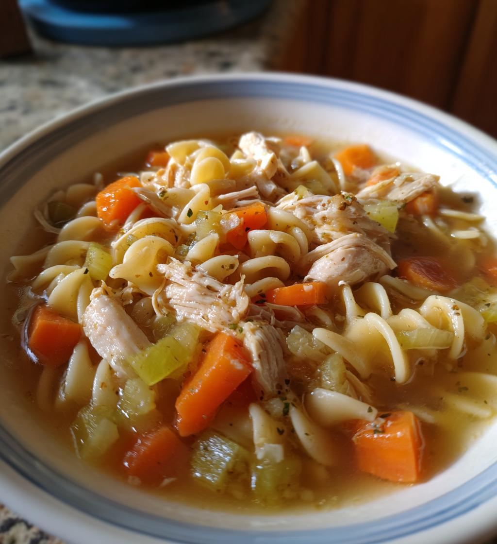 instant pot chicken noodles recipe - detail 1