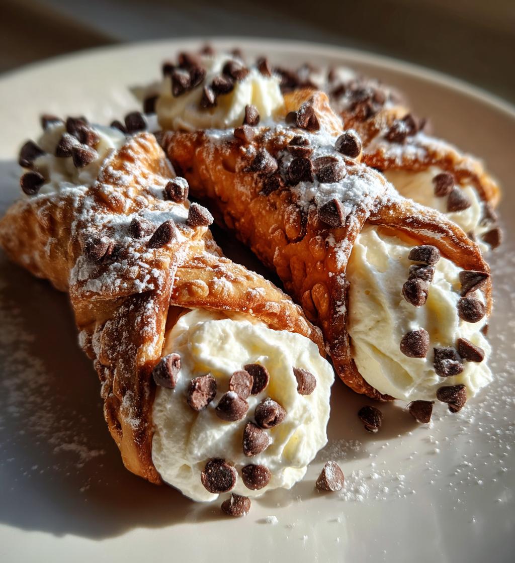 italian cream stuffed cannoncini