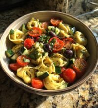 italian pasta salad recipe with cheese tortellini