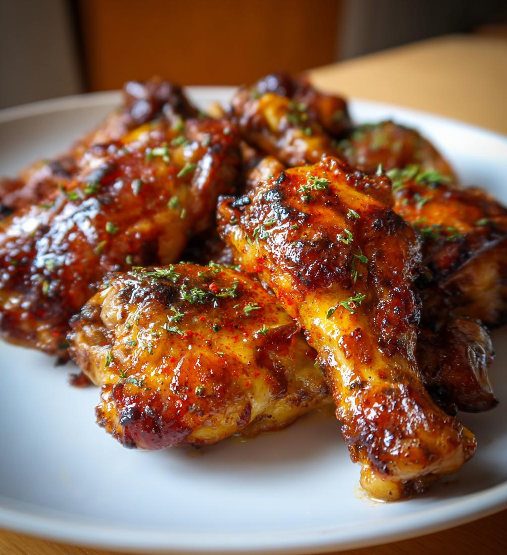 juicy baked chicken legs