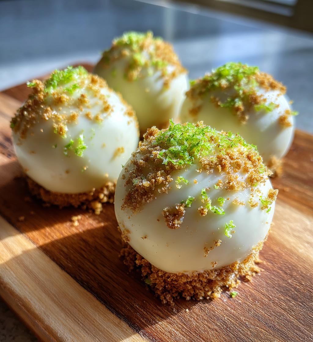 key lime truffles - detail 1