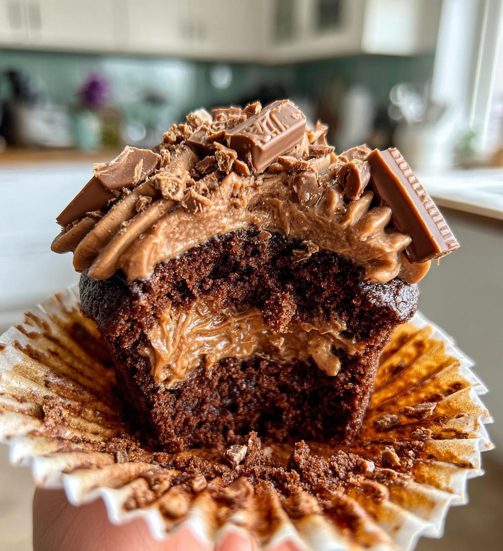 kinder bueno cupcakes - detail 1