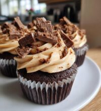 kinder bueno cupcakes