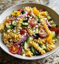 layered pasta salad