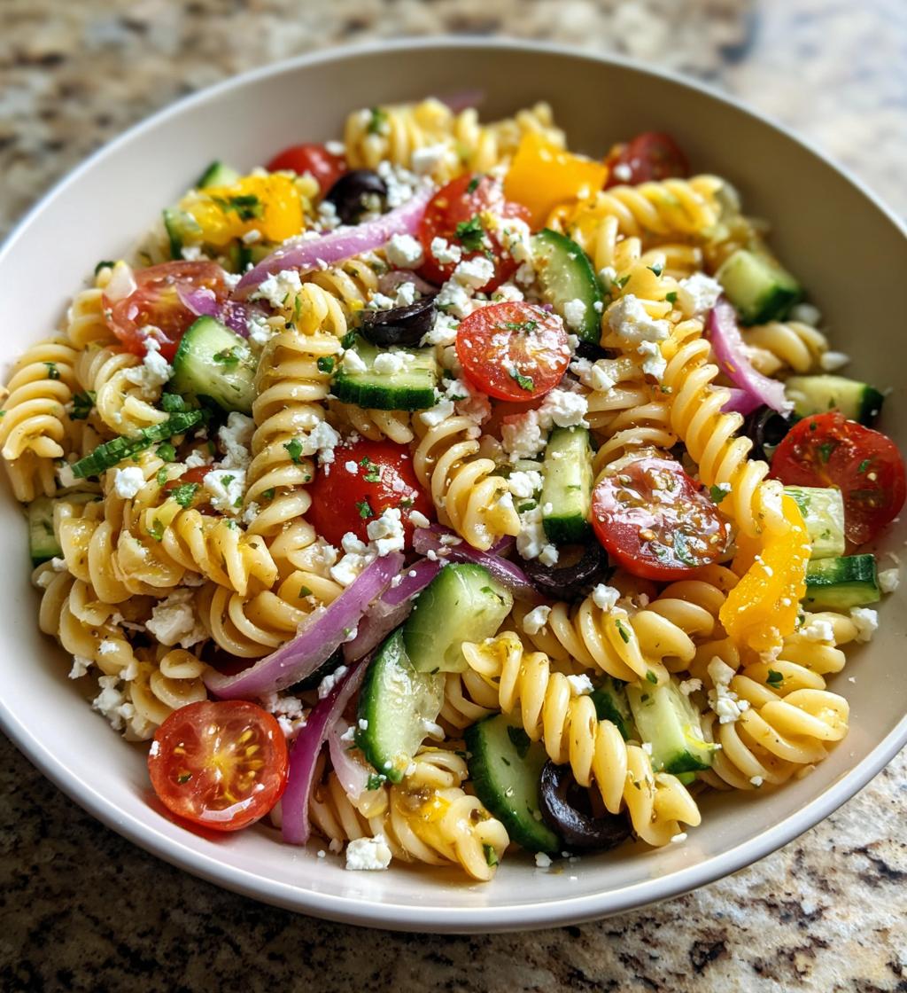 layered pasta salad