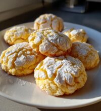 lemon crinkle cookies