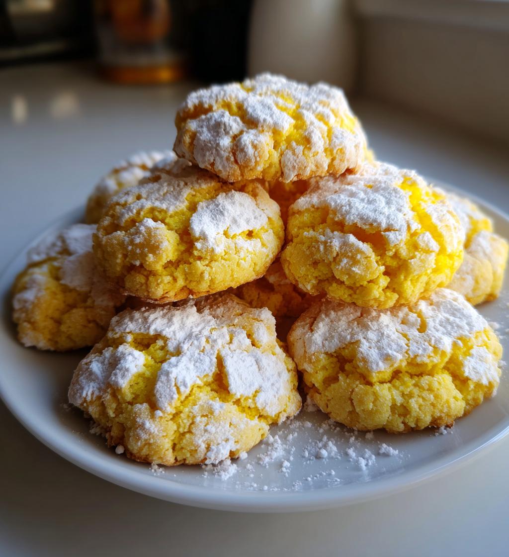 lemon gooey butter cookies