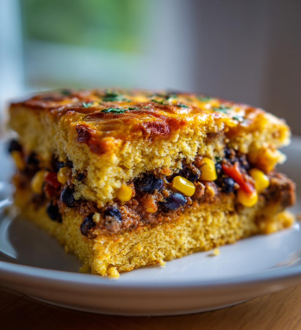 mexican cornbread casserole - detail 1