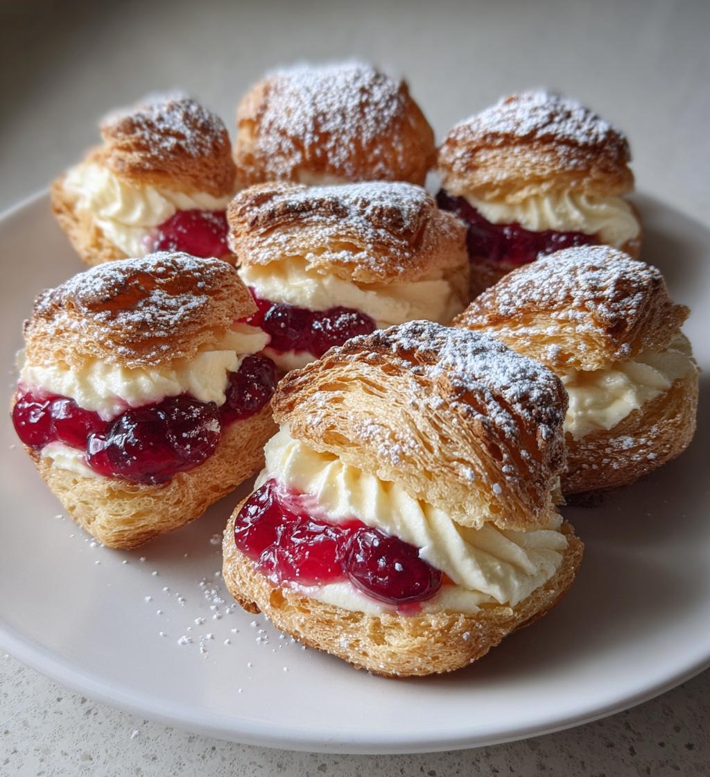 mini cherry cheese danishes - detail 1